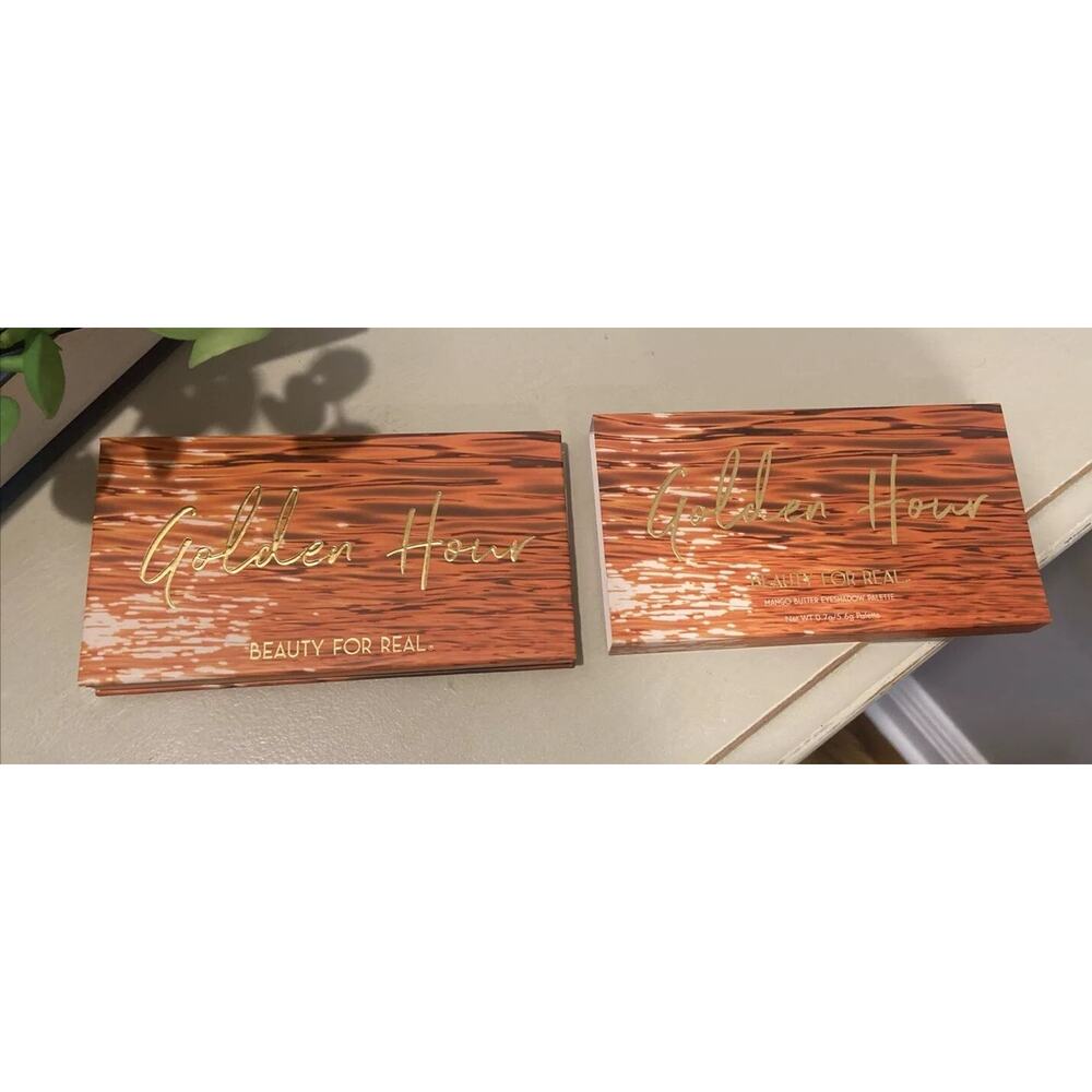 Golden Hour Beauty For Real Mango Butter Eyeshadow Palette Full Size NIB - Picture 2 of 4